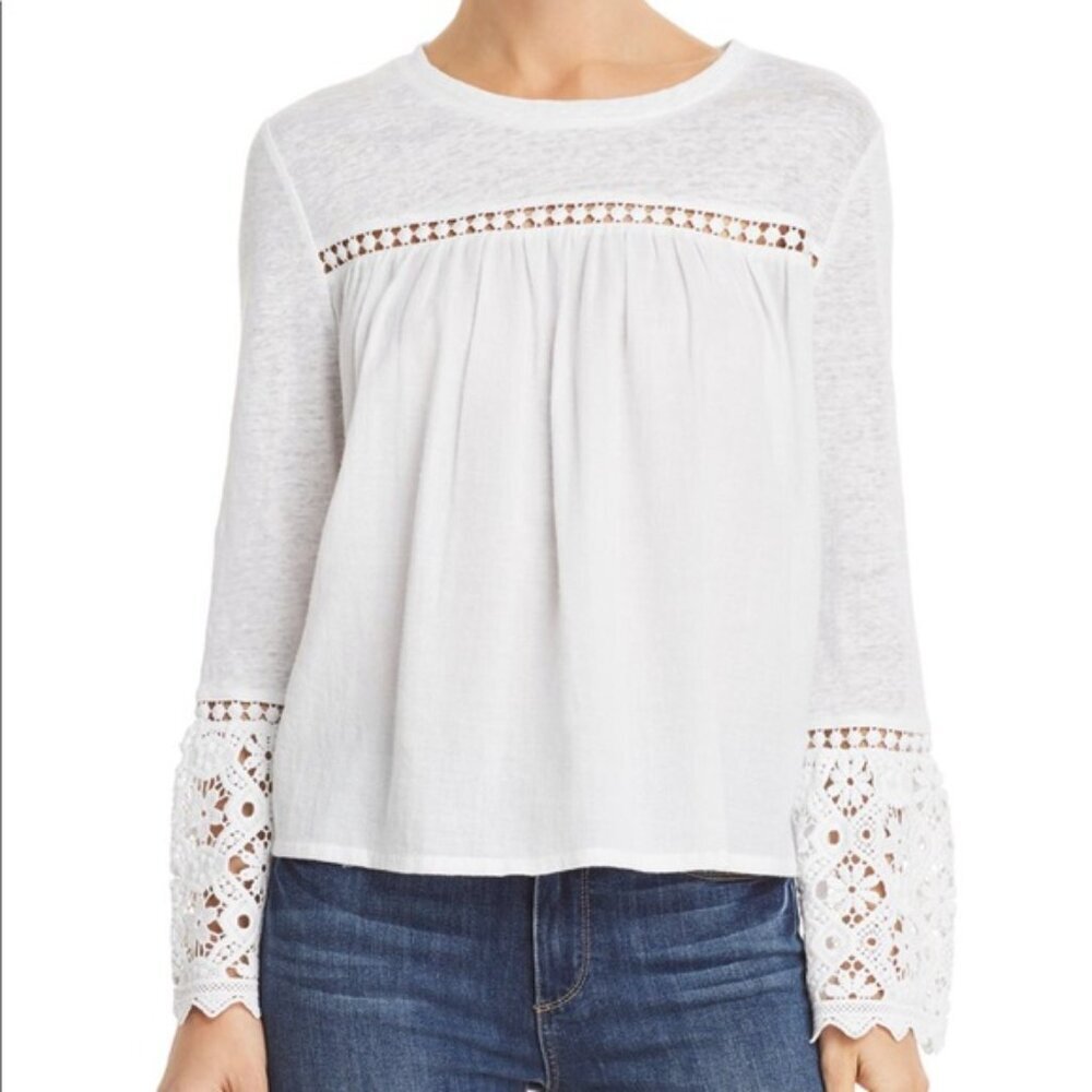 NWOT Generation Love Rachel Lace Trim-Tee